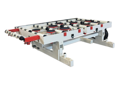 Automatic loading trolley for marble slabs, granite and agglomerated stones